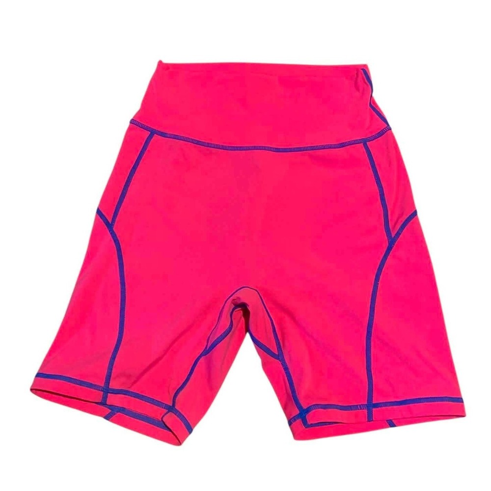 Buffbunny Legacy Shorts Womens Pink Miami Vice High Waist Biker Athletic Core